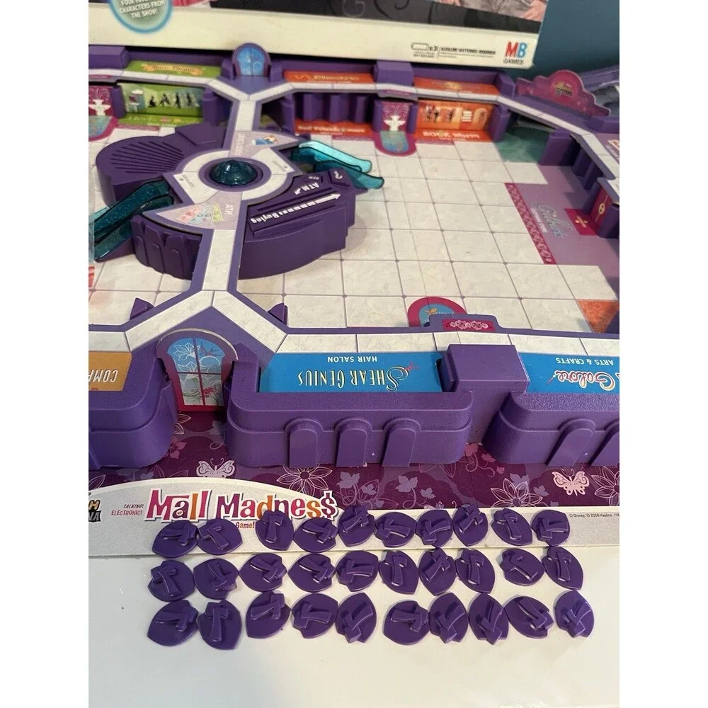 Disney Hannah Montana Electronic Mall Madness Game Hasbro 2008 *Tested-Read